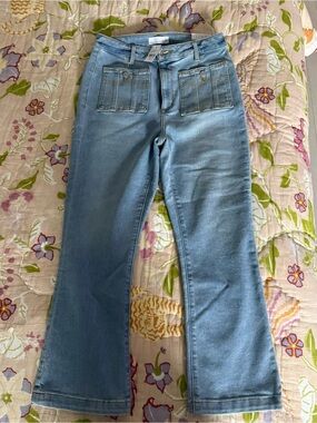 Loft High Rise Kick Crop Curvy Jeans